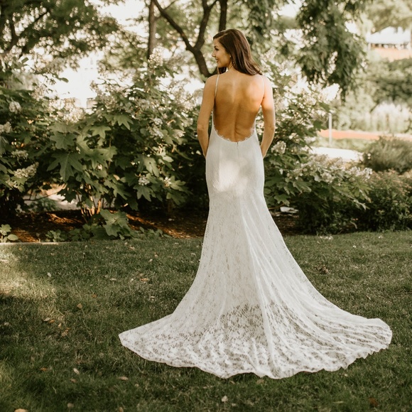 Galina Dresses & Skirts - Galina Wedding Dress with Low Back WG3827